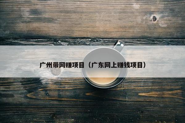 广州带网赚项目（广东网上赚钱项目）