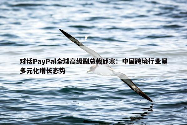 对话PayPal全球高级副总裁邱寒：中国跨境行业呈多元化增长态势